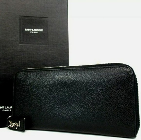 SAINT LAURENT B680N YSL PORTEFEIULLE FAMME WALLET - Picture 1 of 10